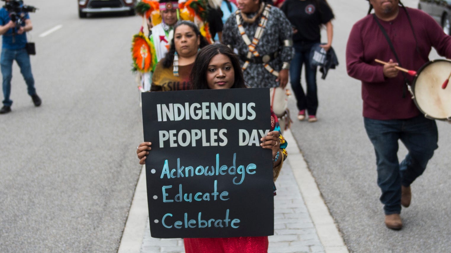 Indigenous Peoples Day is associated with which holiday? Trivia Joy